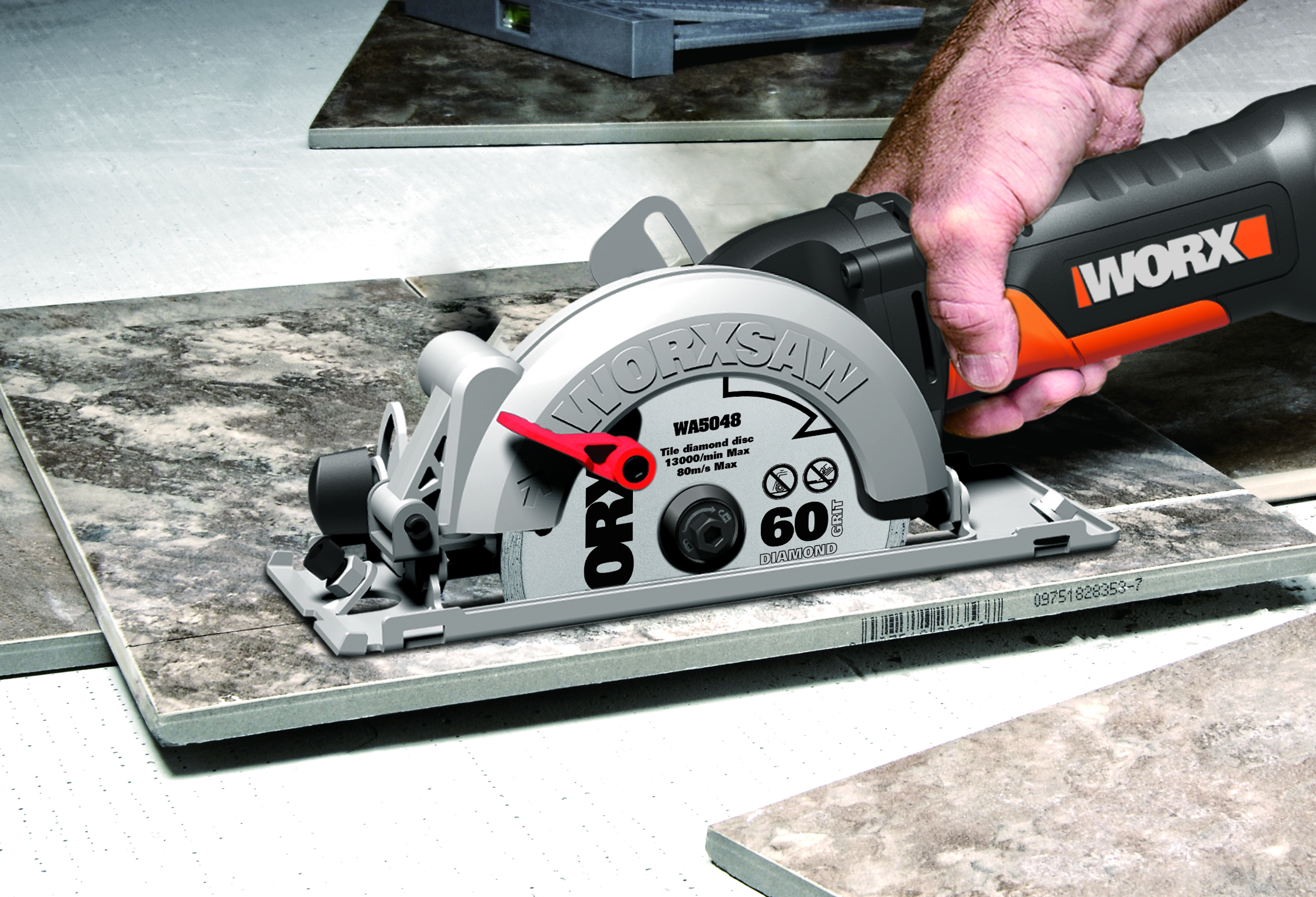 Worx WX439 - Sierra circular WorxSaw XL 480W 46mm